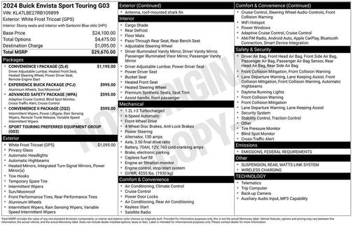 2024 Buick Envista Sport Touring FWD