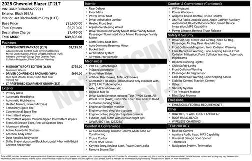 2025 Chevrolet Blazer 2LT