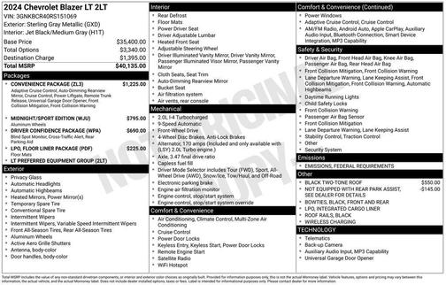 2024 Chevrolet Blazer 2LT