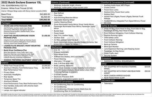 2022 Buick Enclave FWD Essence