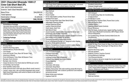 Satin Steel Metallic 2021 Chevrolet Silverado 1500 LT