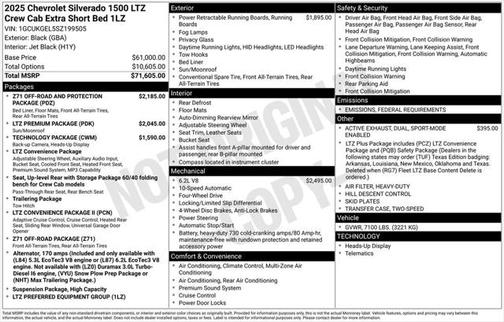 2025 Chevrolet Silverado 1500 LTZ
