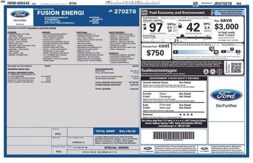 2018 Ford Fusion Energi SE Luxury