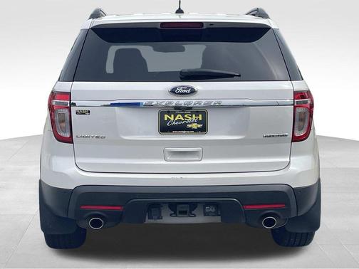 WHITE PLATINUM MET TRI-COAT 2015 Ford Explorer Limited