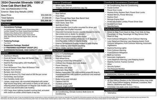 2024 Chevrolet Silverado 1500 LT