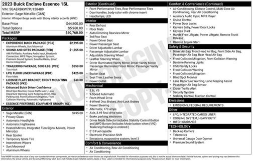 2023 Buick Enclave Essence FWD