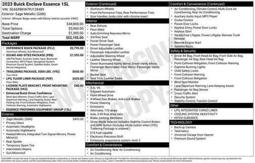 2023 Buick Enclave Essence FWD