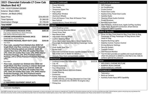 2021 Chevrolet Colorado LT