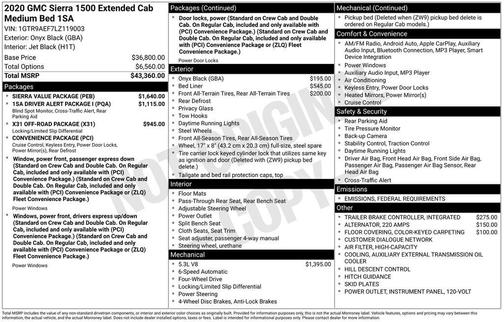 2020 GMC Sierra 1500 Base