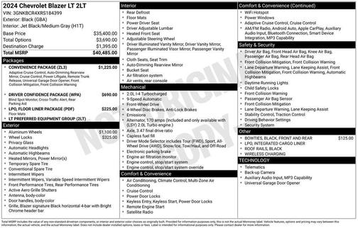 2024 Chevrolet Blazer 2LT