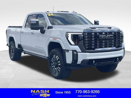 White Frost Tricoat 2024 GMC Sierra 2500 Denali Ultimate