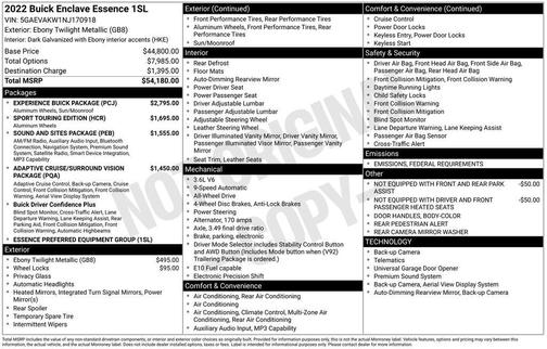 2022 Buick Enclave AWD Essence