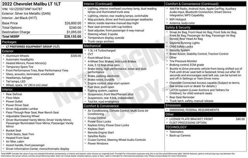 2022 Chevrolet Malibu FWD LT