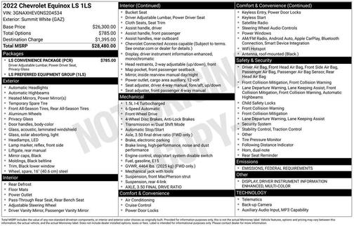 2022 Chevrolet Equinox LS