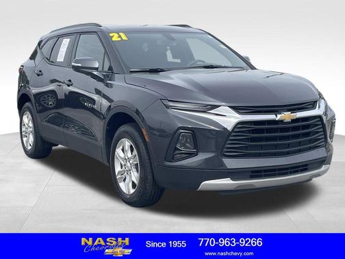 Iron Gray Metallic 2021 Chevrolet Blazer 1LT