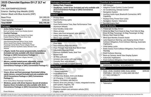 2025 Chevrolet Equinox EV LT