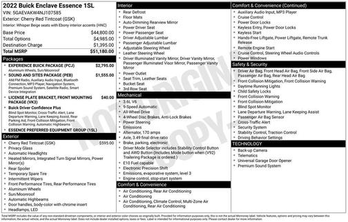 2022 Buick Enclave AWD Essence