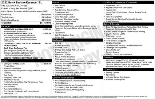 2022 Buick Enclave AWD Essence