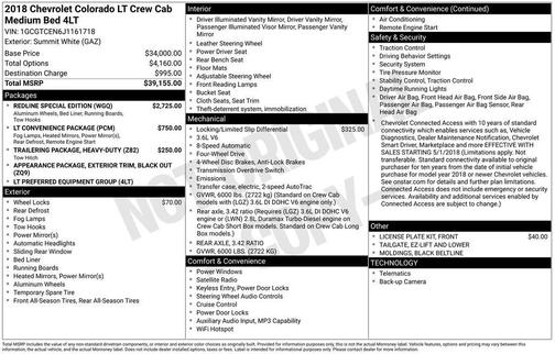 2018 Chevrolet Colorado LT