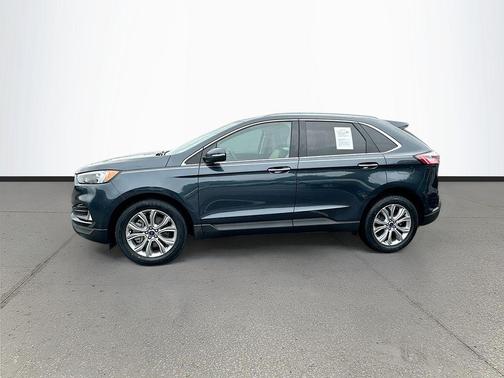 Stone Blue Metallic 2022 Ford Edge Titanium