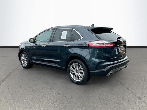 Stone Blue Metallic 2022 Ford Edge Titanium