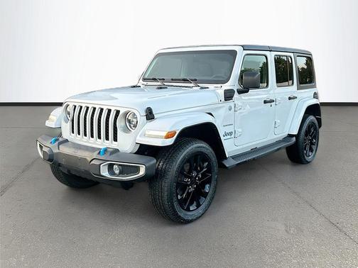 Bright White Clearcoat 2023 Jeep Wrangler 4xe Sahara