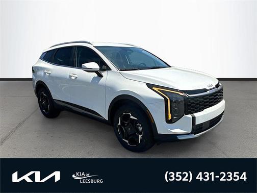 White Pearl 2026 Kia Sportage Hybrid EX