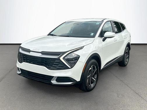 Snow White Pearl 2025 Kia Sportage Hybrid LX