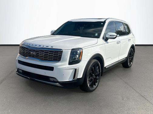 Glacial White Pearl 2021 Kia Telluride SX