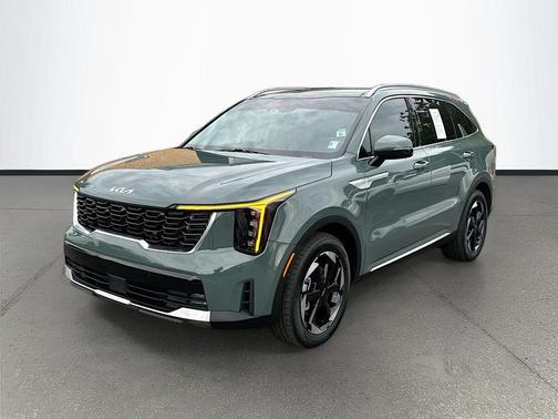 Cityscape Green 2025 Kia Sorento Hybrid EX