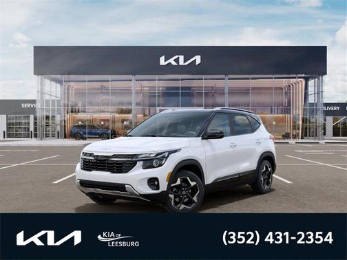 White / Black 2026 Kia Seltos S