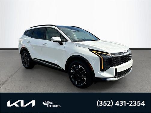 White Pearl 2026 Kia Sportage Hybrid SX-Prestige