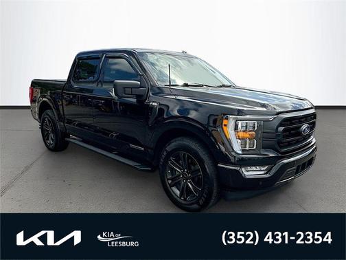 Agate Black Metallic 2021 Ford F-150 XLT