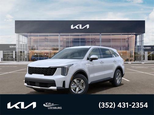 White Pearl 2026 Kia Sorento LX