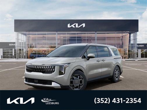 Ivory Silver 2026 Kia Carnival Hybrid EX