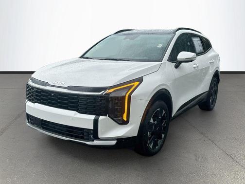 White Pearl 2026 Kia Sportage Hybrid SX-Prestige