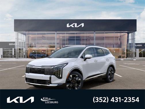 White Pearl 2026 Kia Sportage Hybrid SX-Prestige