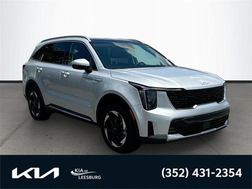 Silky Silver 2025 Kia Sorento Hybrid EX