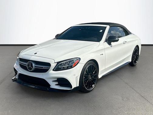 White 2021 Mercedes-Benz AMG C 43 4MATIC