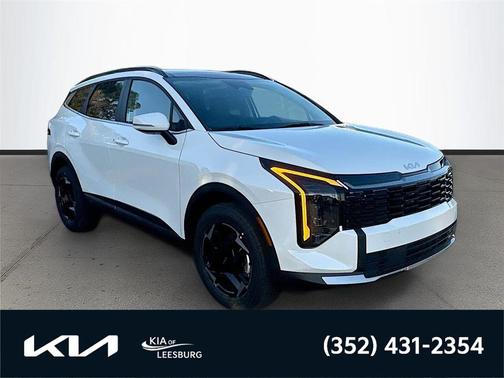 White Pearl 2026 Kia Sportage Hybrid EX