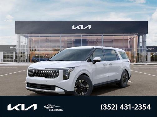 White Pearl 2026 Kia Carnival Hybrid LXS