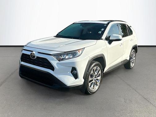 Super White 2019 Toyota RAV4 XLE Premium