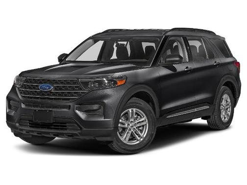 AGATE BLACK METALLIC 2023 Ford Explorer XLT