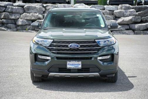FORGED GREEN METALLIC 2023 Ford Explorer XLT