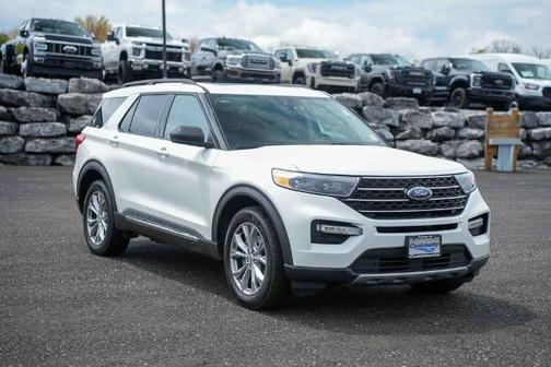 STAR WHITE MET TRI-COAT 2023 Ford Explorer XLT