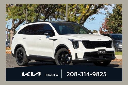 Snow White Pearl 2026 Kia Sorento Hybrid X-LINE SX PRESTIGE