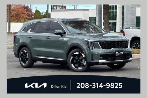 Green 2026 Kia Sorento Hybrid EX