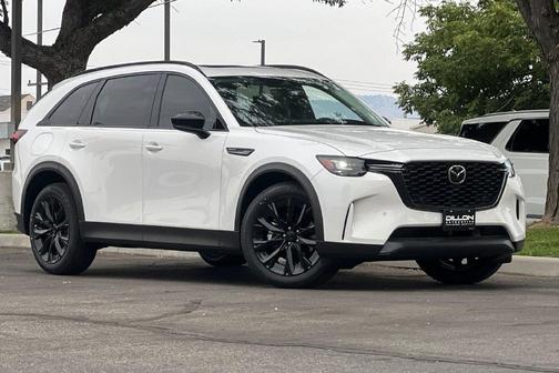 Rhodium White Premium 2026 Mazda CX-90 PHEV Premium Sport
