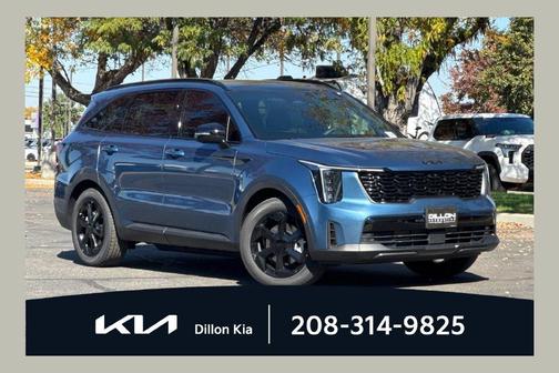 Mineral Blue 2026 Kia Sorento Hybrid X-LINE SX PRESTIGE