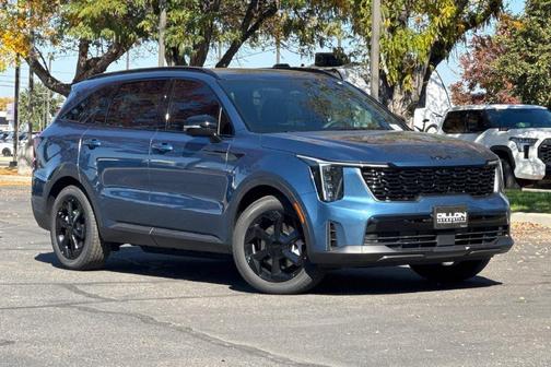 Mineral Blue 2026 Kia Sorento Hybrid X-LINE SX PRESTIGE